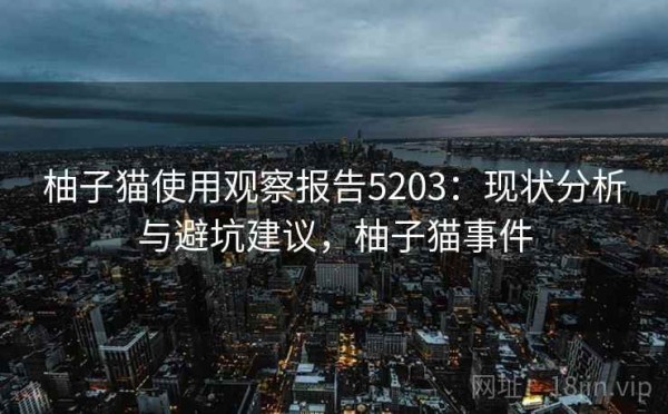 柚子猫使用观察报告5203：现状分析与避坑建议，柚子猫事件