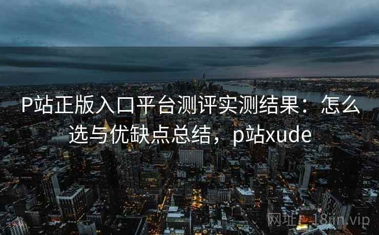 P站正版入口平台测评实测结果：怎么选与优缺点总结，p站xude
