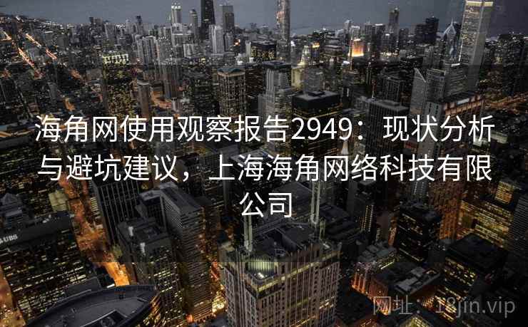 海角网使用观察报告2949:现状分析与避坑建议,上海海角网络科技有限公司 海角网使用观察报告2949:现状分析与避坑建议,上海海角网络科技有限公司