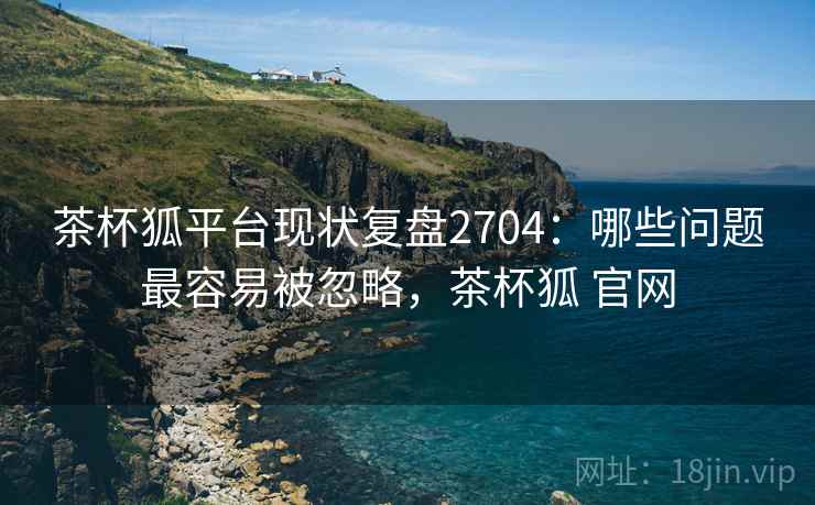 茶杯狐平台现状复盘2704：哪些问题最容易被忽略，茶杯狐 官网